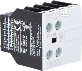 DILA-XHI11 STYK POMOCNICZY DILA-XHI11 STYK POMOCNICZY