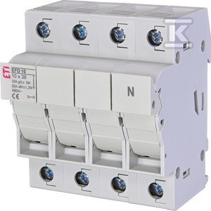 EFD 10 3P+N ROZŁĄCZNIK BEZPIECZNIK. EFD 10 3P+N ROZŁĄCZNIK BEZPIECZNIK.