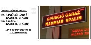 TABLICA OSTRZEG.TP-4DS2/H2,230V LED TABLICA OSTRZEG.TP-4DS2/H2,230V LED