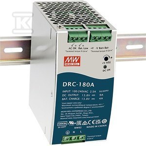 DRC-180A ZASILACZ 180W 13.8V 13A, 13.8V DRC-180A ZASILACZ 180W 13.8V 13A, 13.8V
