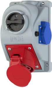 GN.Z WYŁ. 0-1 32A/5P/400V 16A/230V IP44 GN.Z WYŁ. 0-1 32A/5P/400V 16A/230V IP44