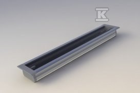 PROFIL LED PODTYNKOWY A, DŁ. 202CM, ALU PROFIL LED PODTYNKOWY A, DŁ. 202CM, ALU