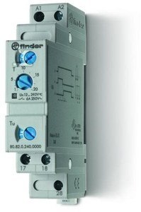 PRZEK.CZAS.12-240VAC/DC,2Z,6A,250V,TH35