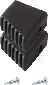 STOPKI PODŁUŻ.CZARNE 40X20MM (PARA) STOPKI PODŁUŻ.CZARNE 40X20MM (PARA)