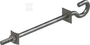 ŚRUBA HAKOWA M20 L420 OCYNK OGNIOWY ŚRUBA HAKOWA M20 L420 OCYNK OGNIOWY