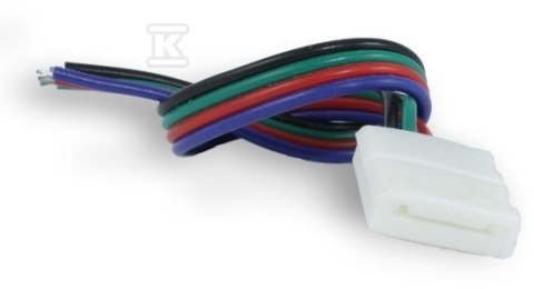 ZŁĄCZKA LED RGB 10MM TAŚMA-ZASILACZ ZŁĄCZKA LED RGB 10MM TAŚMA-ZASILACZ