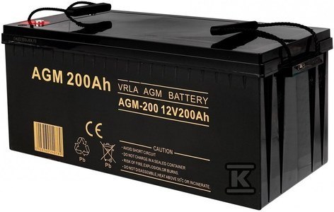 AKUMULATOR AGM 12V 200AH AKUMULATOR AGM 12V 200AH