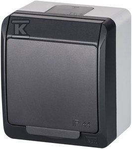 GN.2P+Z N/T IP44 ANTRACYT HERMES