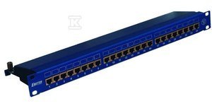 PANEL 19" 24XRJ45 STP KAT.6 1U Z PÓŁ.N PANEL 19" 24XRJ45 STP KAT.6 1U Z PÓŁ.N