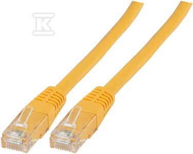 PATCHCORD RJ45 U/UTP 6 PVC CCA ŻÓŁ 3 PATCHCORD RJ45 U/UTP 6 PVC CCA ŻÓŁ 3