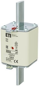 WKŁADKA NH2 GG 400A/500V
