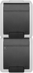 GN.2X2P+Z PIONOWE IP55 SZARY AQUANT2K