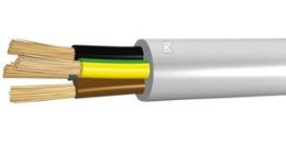 OMY-ŻO (H03VV-F) 4X0,5 300V BIAŁY