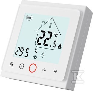 TERMOSTAT PROGRAMOW.HD-T500.W-BIAŁY TERMOSTAT PROGRAMOW.HD-T500.W-BIAŁY