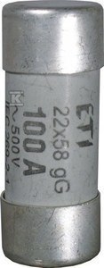 WKŁADKA CH22X58 GG 100A/500V WKŁADKA CH22X58 GG 100A/500V