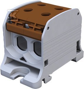ZŁĄCZKA SZYN STB50-2 AL/CU 87320 BRĄZ ZŁĄCZKA SZYN STB50-2 AL/CU 87320 BRĄZ
